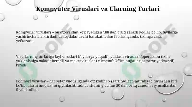Kompyuterviruslarivavirusdanhimoyaqilish 3
