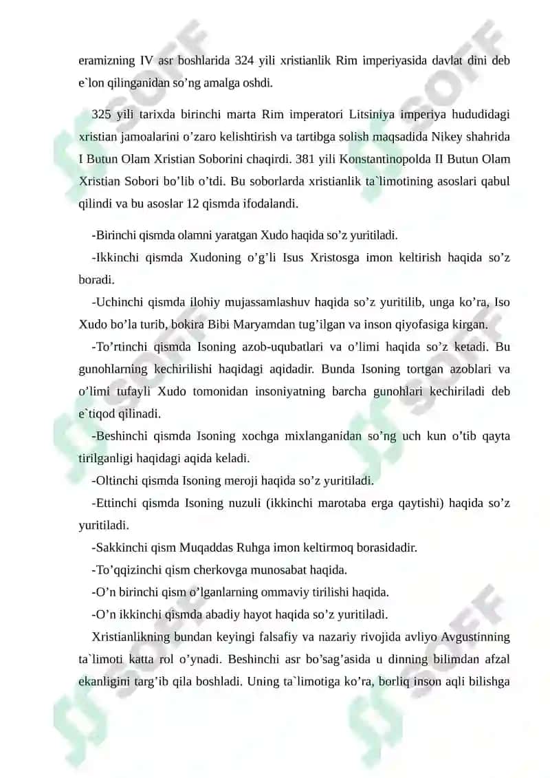 Xristianlikdagi oqimlar 3