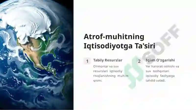 Iqtisodiy Rivojlantirishning Atrof-muhitga Ta'siri 3