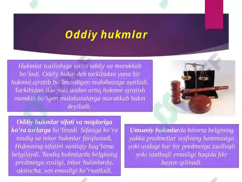Hukm(mulohaza) 3