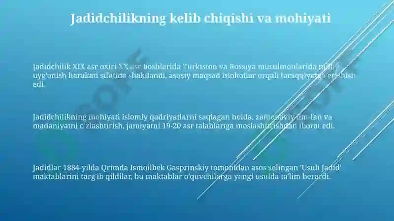 Usuli Jadid maktablari 3
