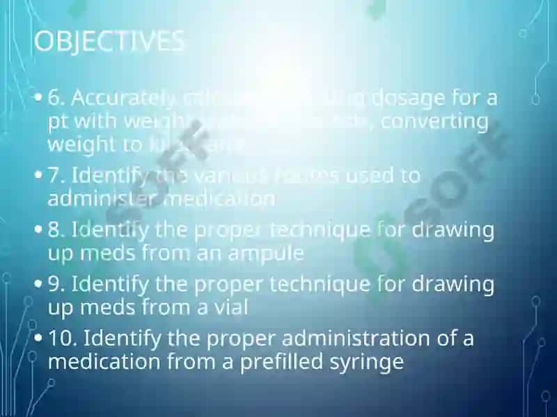 MEDICATION ADMINISTRATION 3