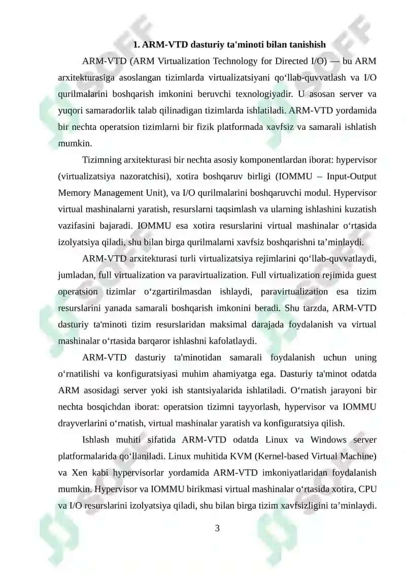 ARM-VTD dasturiy ta'minoti 3