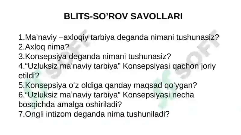 MA’NAVIY -AXLOQIY TARBIYA 3