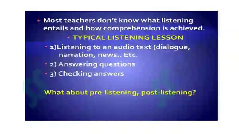 SECOND LANGUAGE LISTENING 3