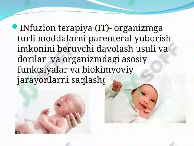 INfuzion terapiya va parenteral oziqlanish 3