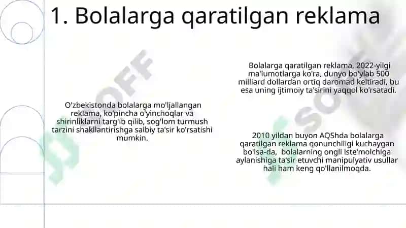 Bolalarga qaratilgan reklama 3