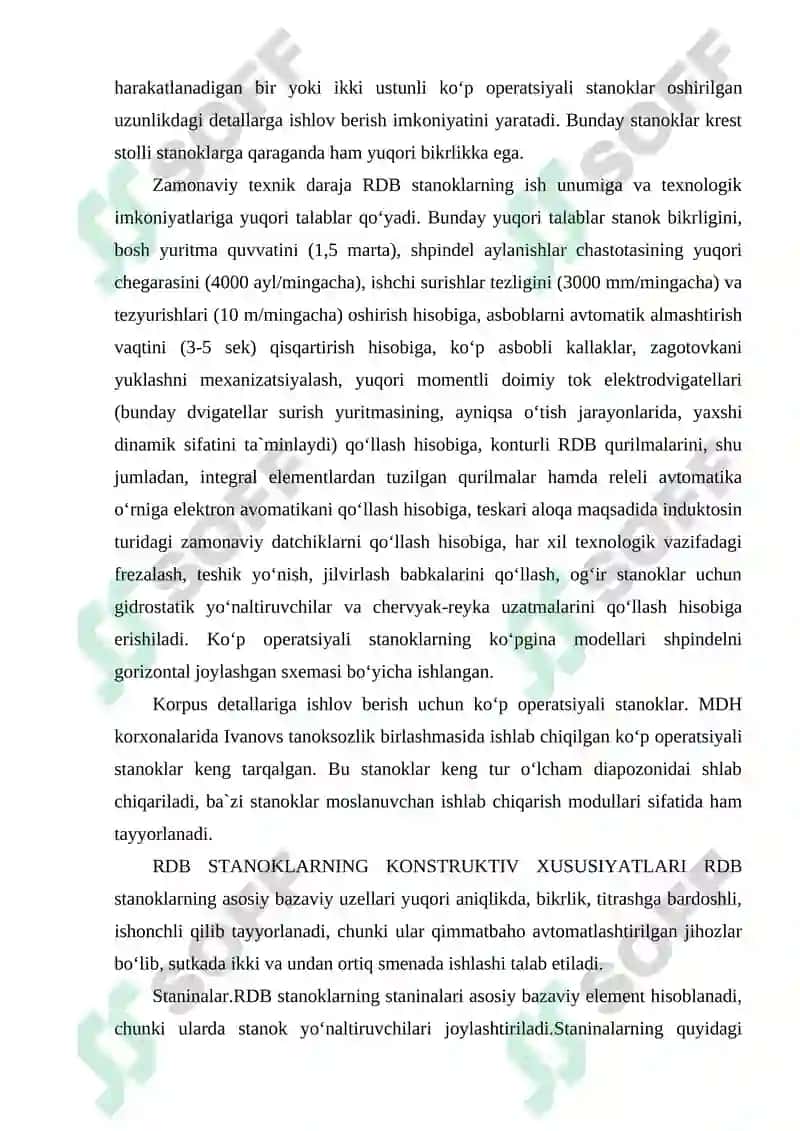 RDB parmalash texnologik jihozlarini strukturaviy texnologik modellash 3