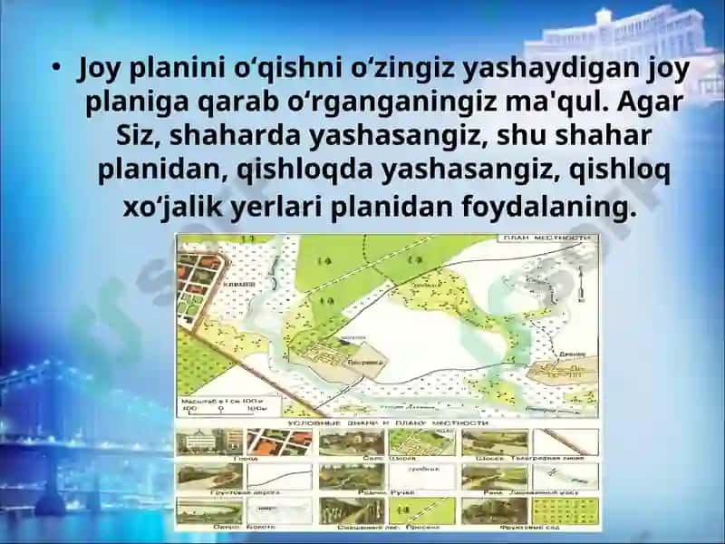 Topografik planlardan foydalanish 3