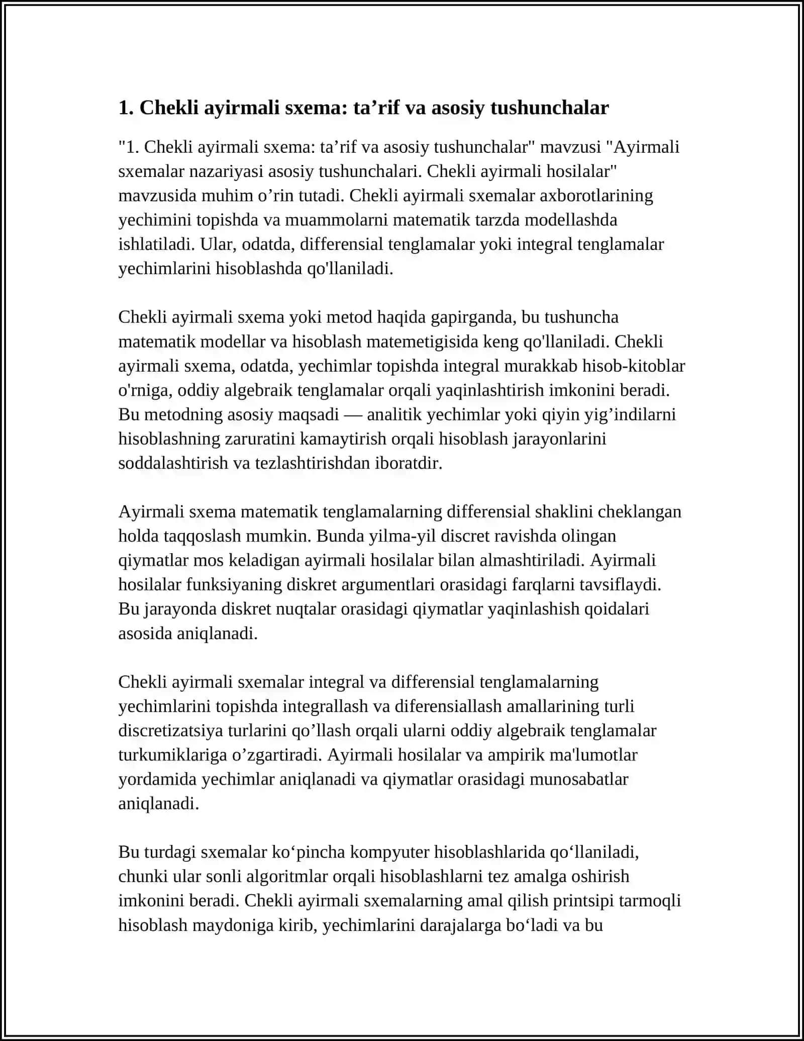 AYIRMALI SXEMALAR NAZARIYASI ASOSIY TUSHUNCHALARI 3