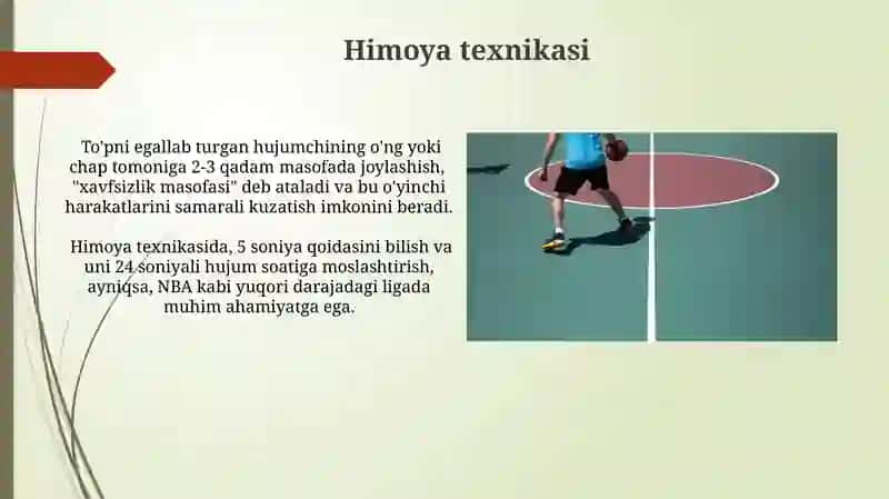 Basketbol òyin texnikasi asoslari 3