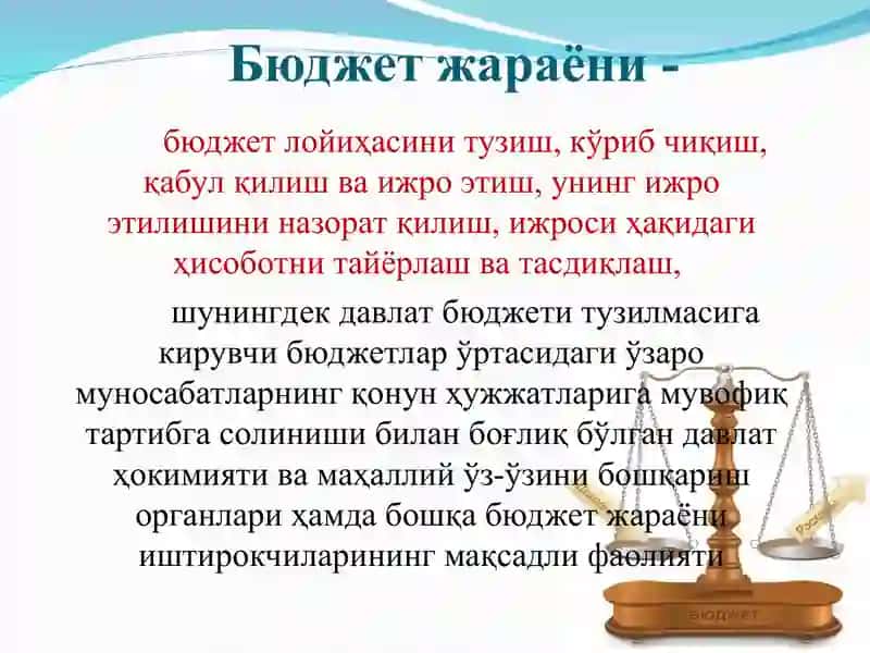 Byudjet jarayoni 3