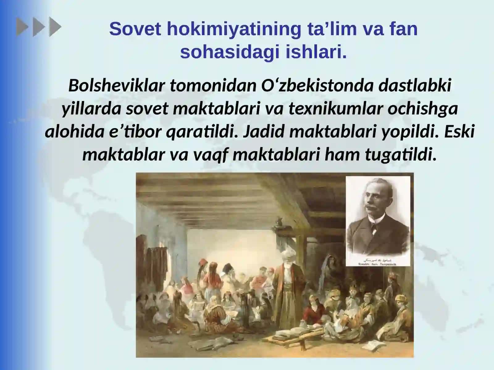 Sovet hokimiyatining ta’lim va fan sohasidagi ishlari 3