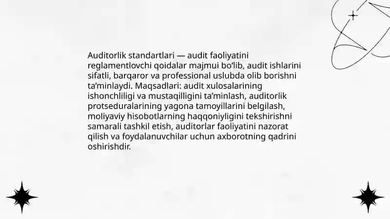 Auditorlik standartlari tarkibi 3