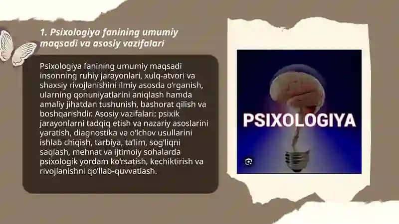Psixologiya fanining maqsadi va vazifalari 3