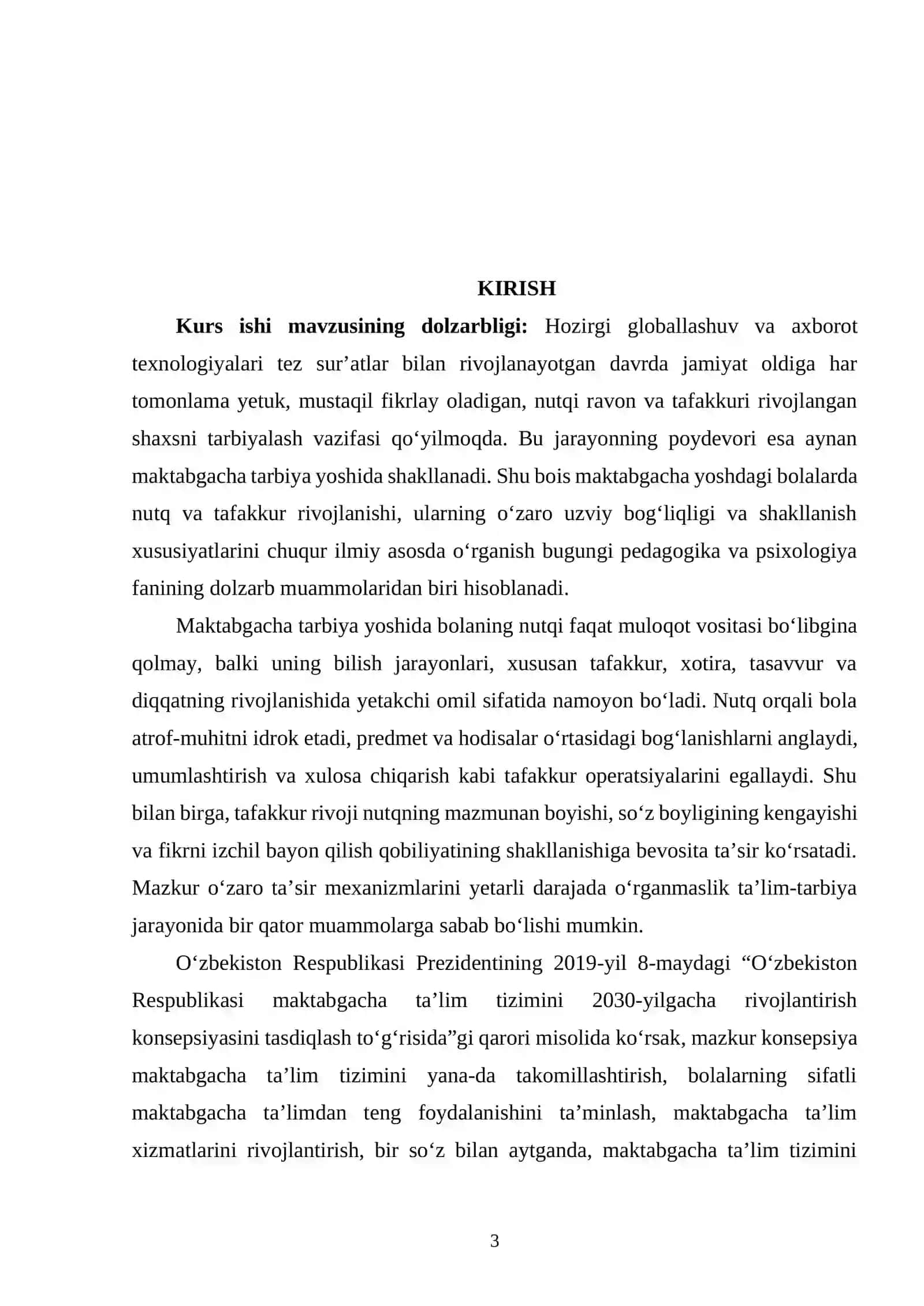 MAKTABGACHA YOSHDAGI BOLALARDA NUTQ VA TAFAKKURNING O‘ZARO ALOQADORLIGINI O‘RGANISHNING NAZARIY ASOSLARI 3