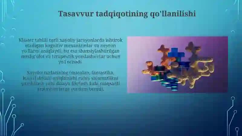 Hayol jarayonlari va hayol turlari klaster usulida tariflash 3