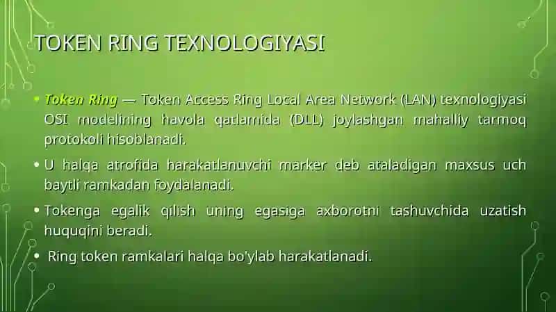 TEXNOLOGIYATOKEN RING 3