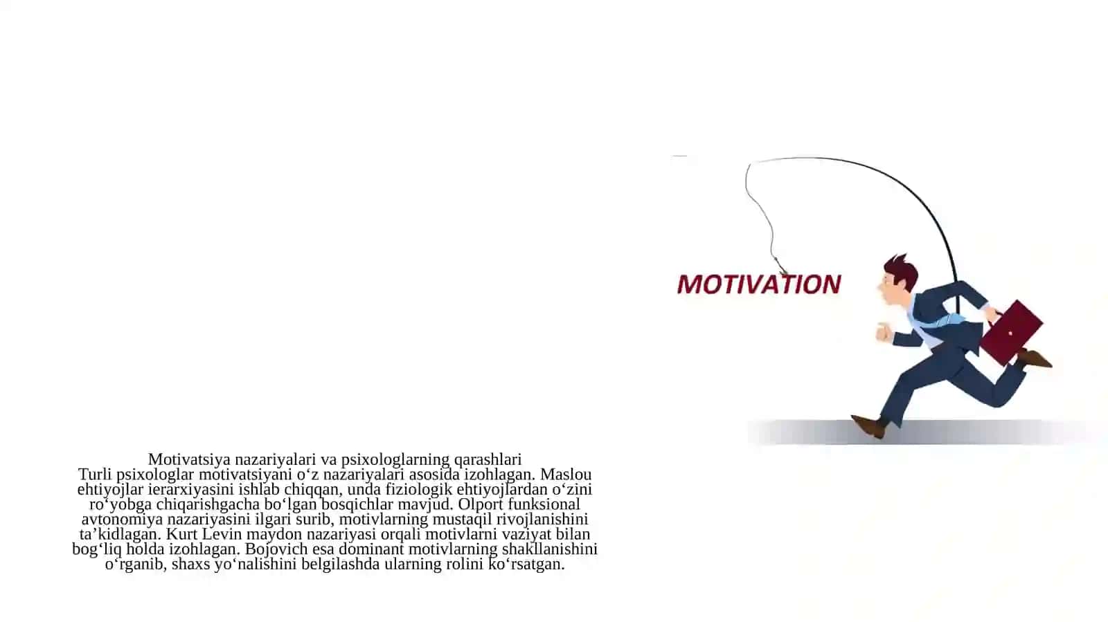 Motiv va Motivatsiyaga doir nazariyalarning tahlili 3