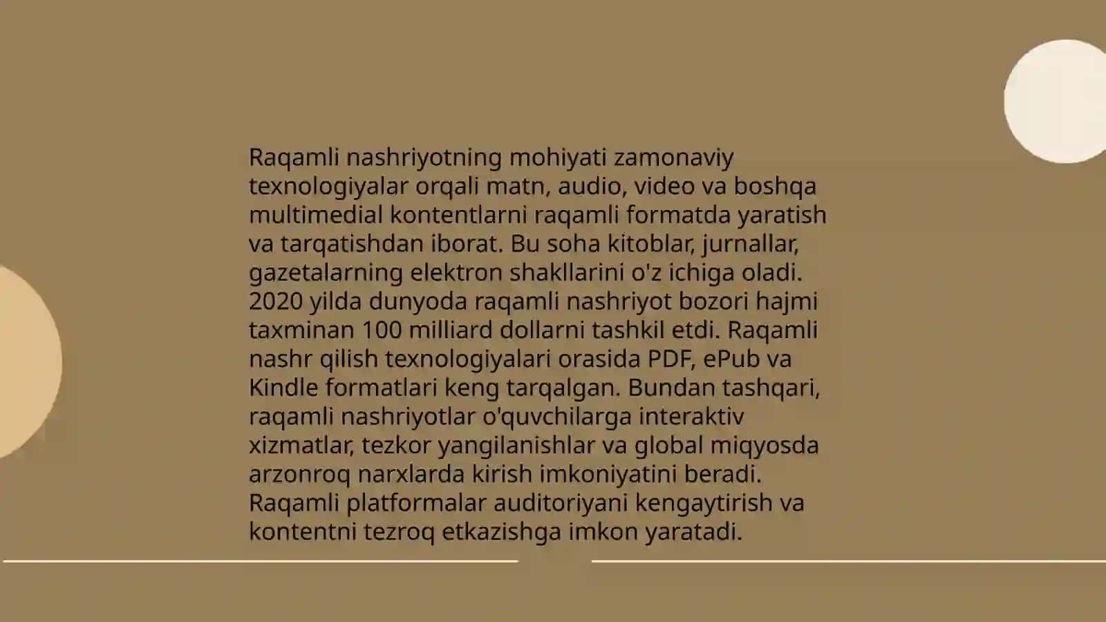 Raqamli Nashriyot va uning turlari 3