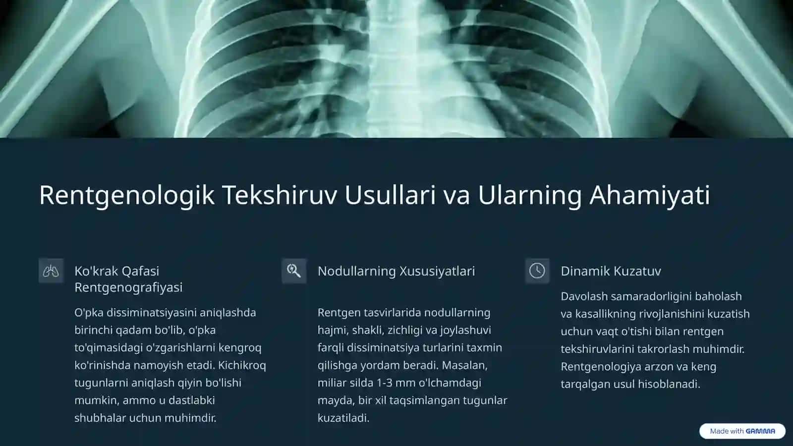 O'pka Dissiminatsiyasini Qiyosiy Tashxislash 3
