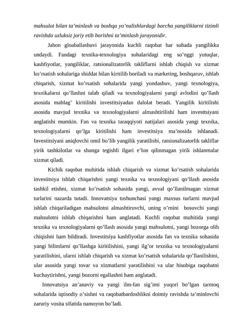Innovatsion iqtisodiyot asoslari 3