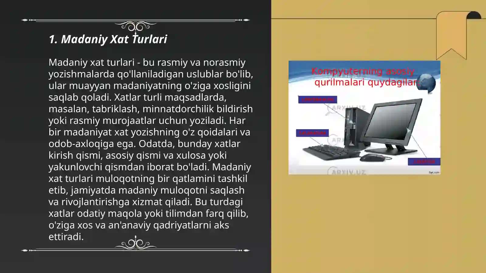 Xat turlari 3