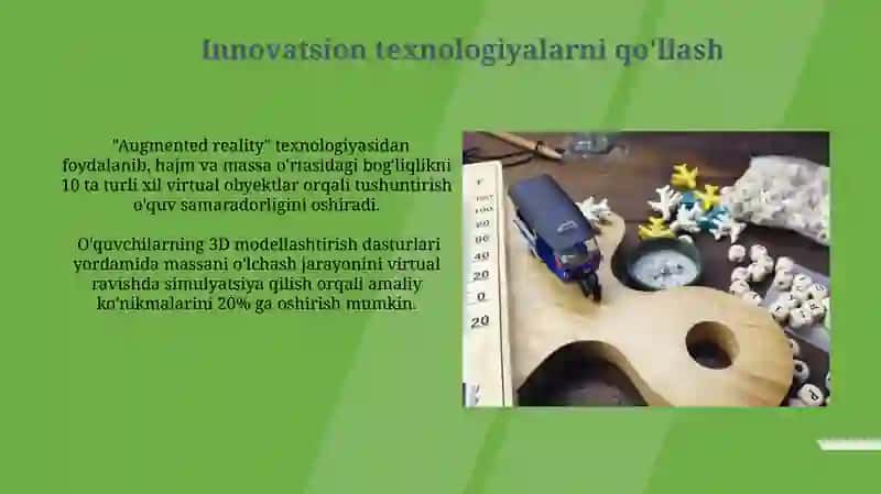 O'lchov birligini o‘rgatishda misol va masalalar yechishga o‘rgatish metodikasi 3