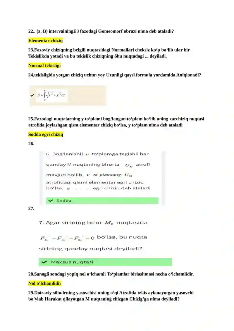 Geometriya yakuniy 3