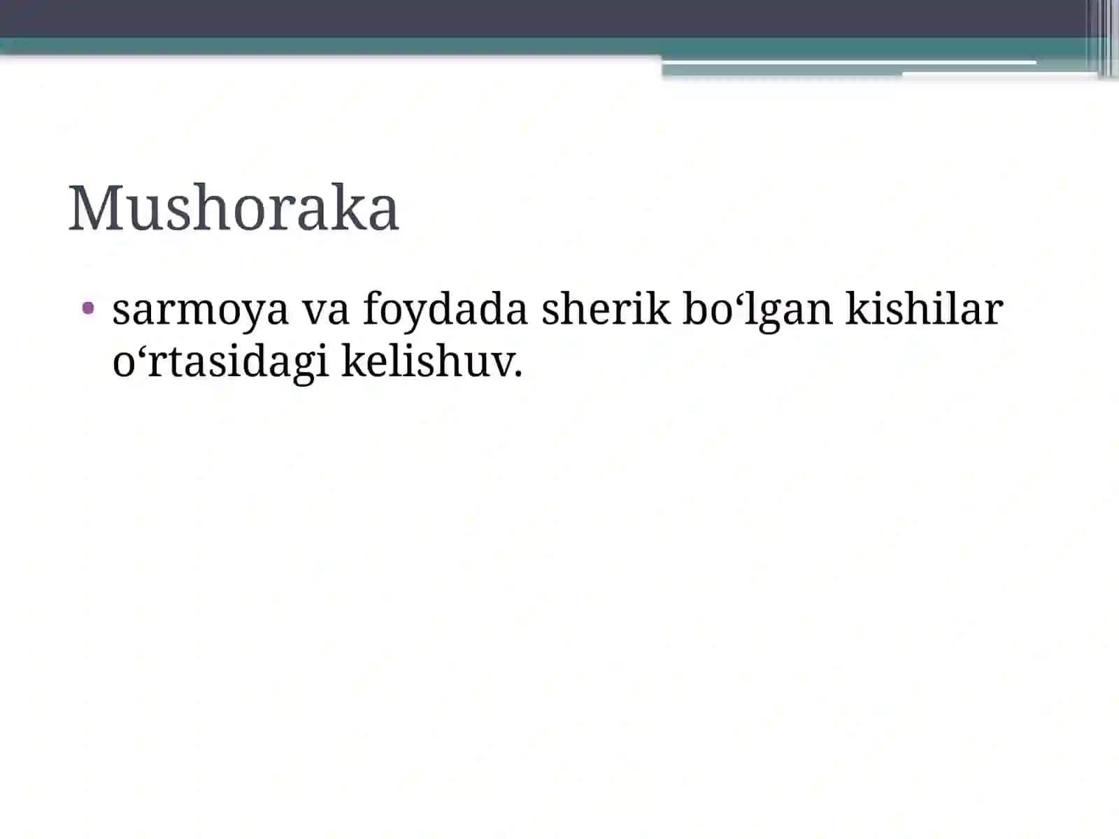 Islomdasherikchilik 3