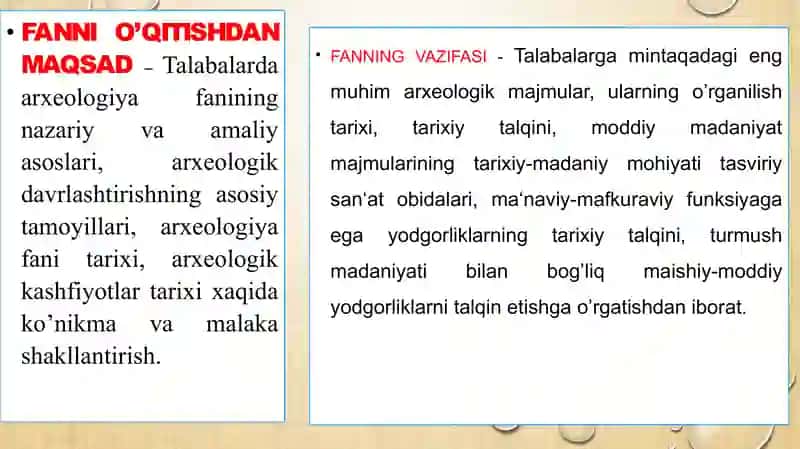 Arxeologiya faniga kirish 3