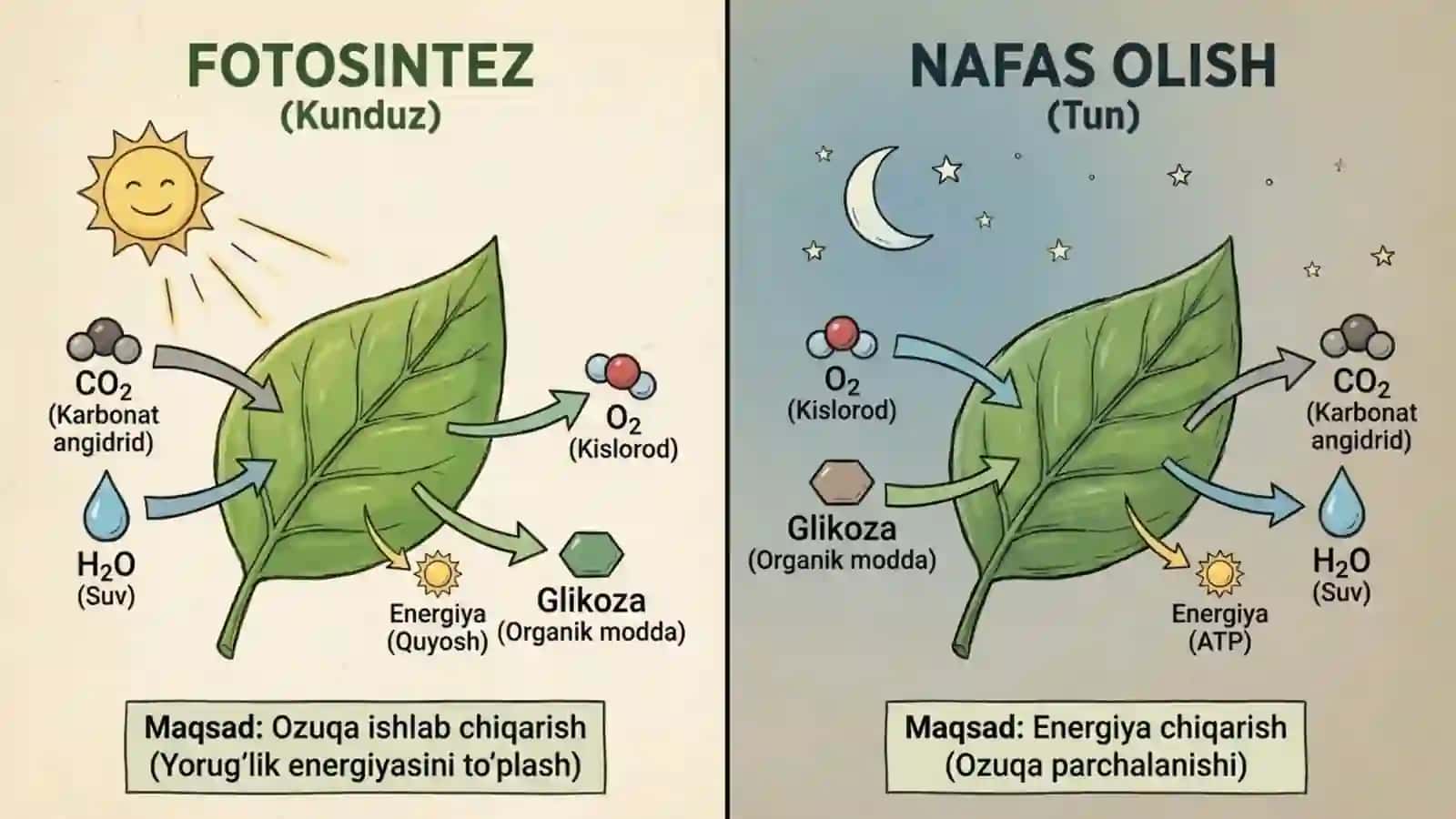 O'simliklarning nafas olishi va moddalar almashinuvi 3