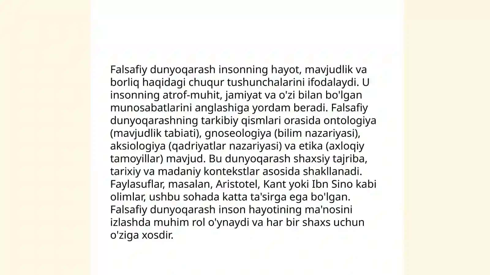 Insonning manaviy kamolotida falsafiy dunyoqarashning roli 3