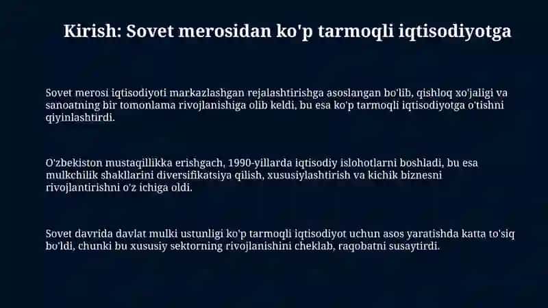 O'zbekistonda kupuklodli iqtisodiyotning vamulkdorlik sinifinishakilanishi 3