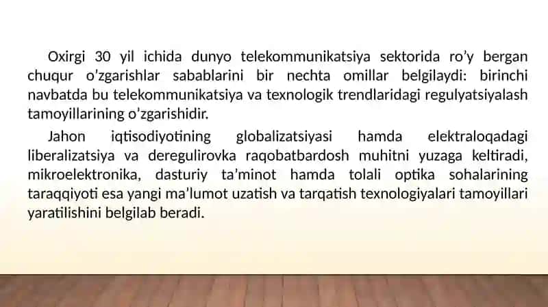 Telekommunikatsiya tarmoqlarini boshqarish va jahon elektraloqa siyosati 3