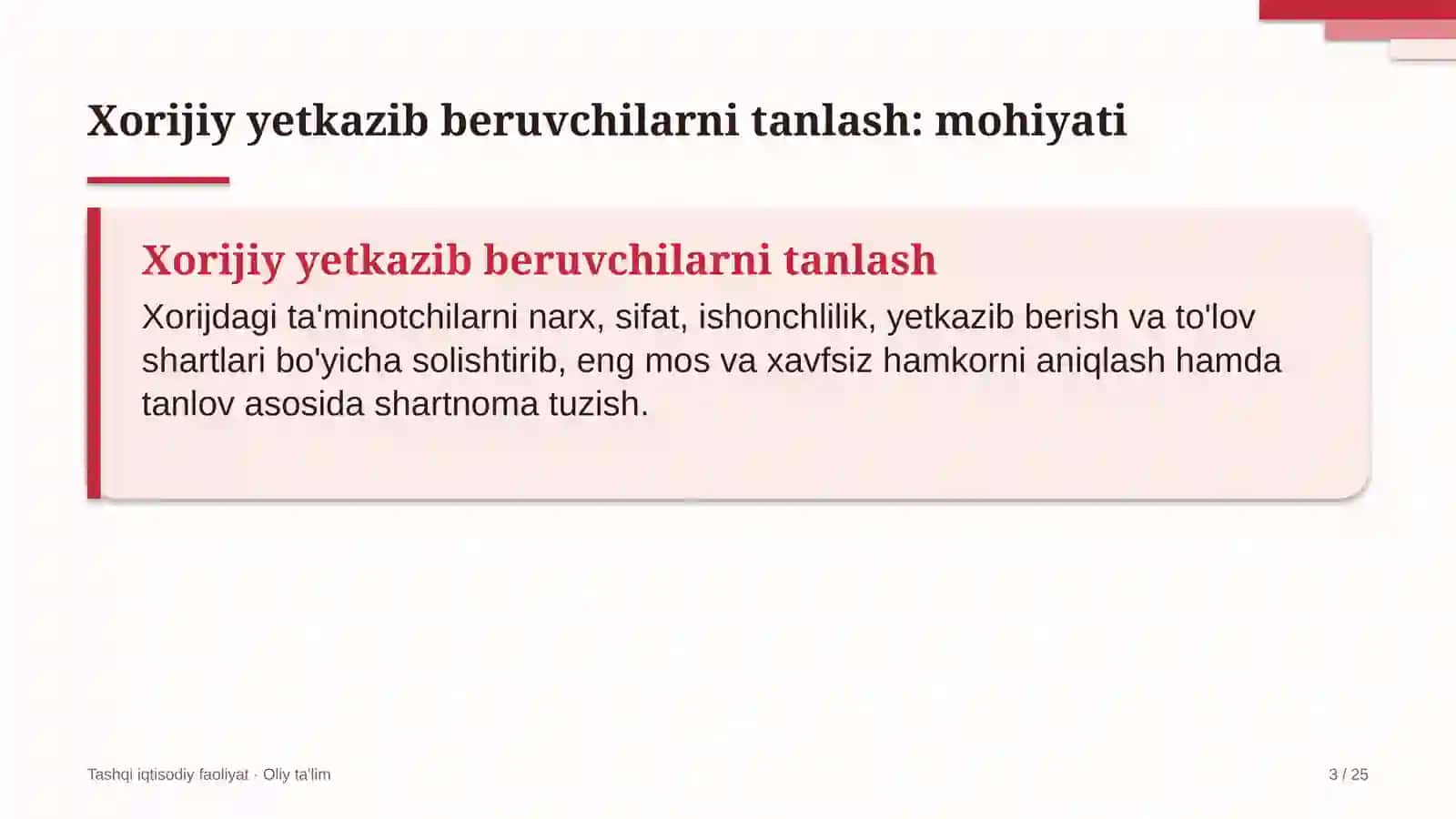 viloyat teleradiokompaniyalarida xorijiy yetkazib beruvchilarni tanlash 2834 3