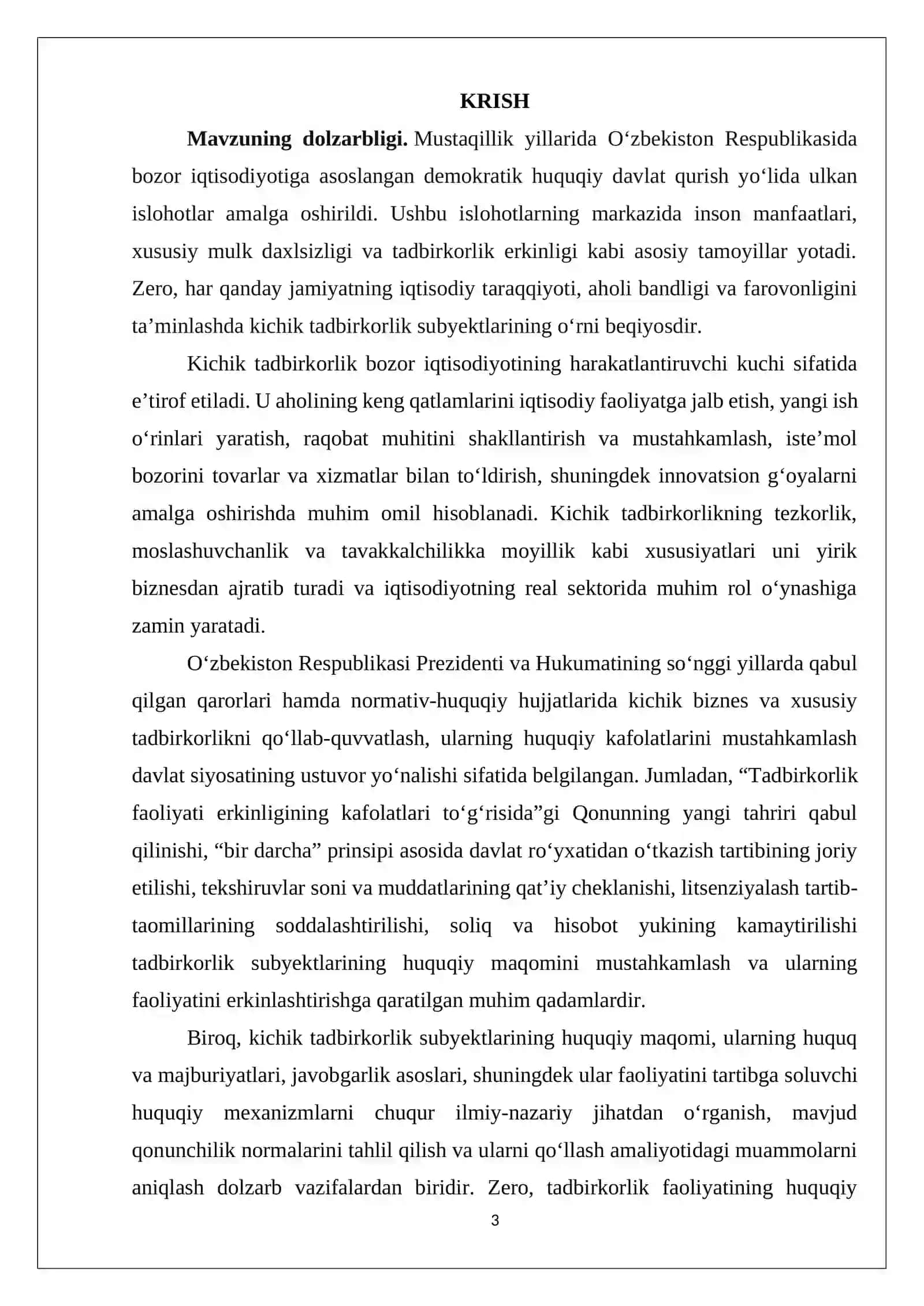 KICHIK TADBIRKORLIK SUBYEKTLARI 3