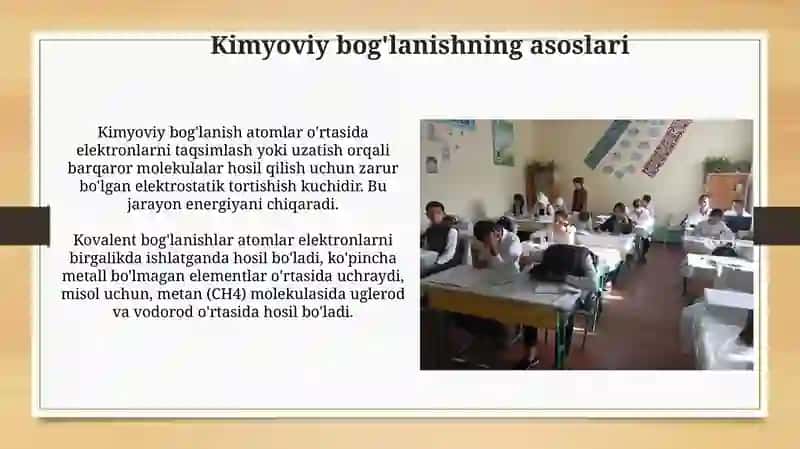 Kimyoviy bogʻlanish 3