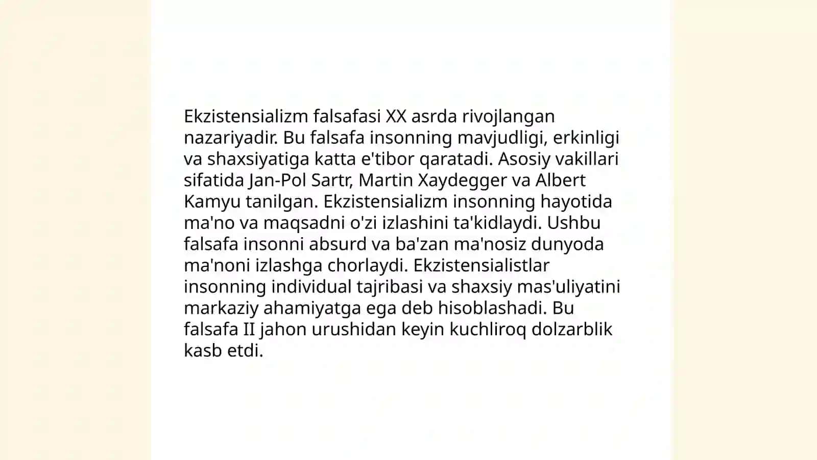 Ekzistensial yondashuv 3