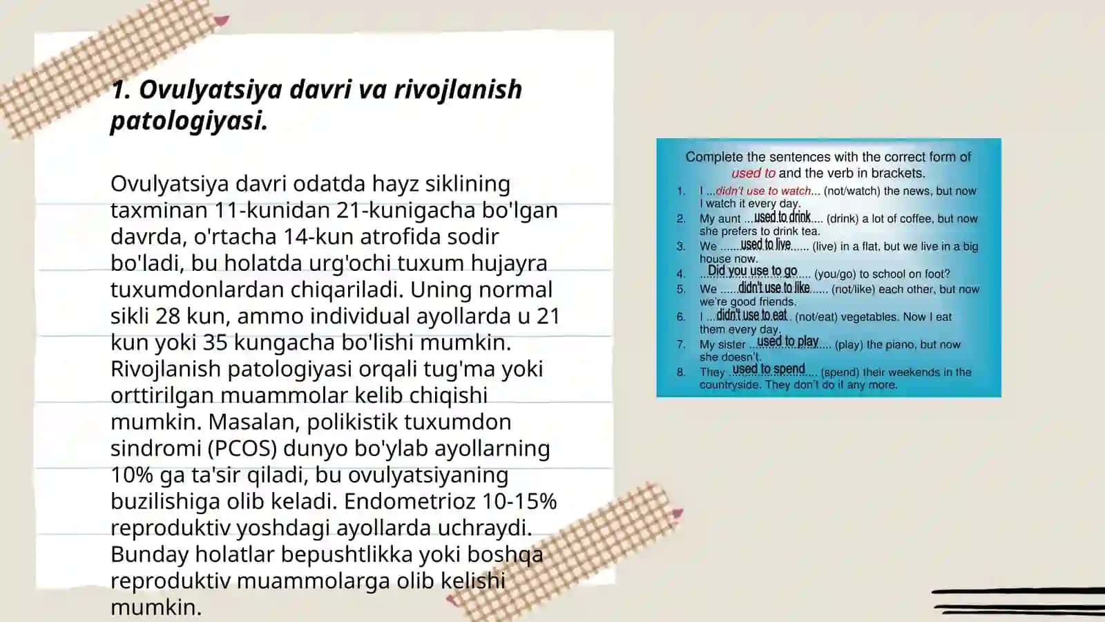 Ona qornida rivojlanish patologiyasi xatarli davrlari va ularning ahamiyati 3
