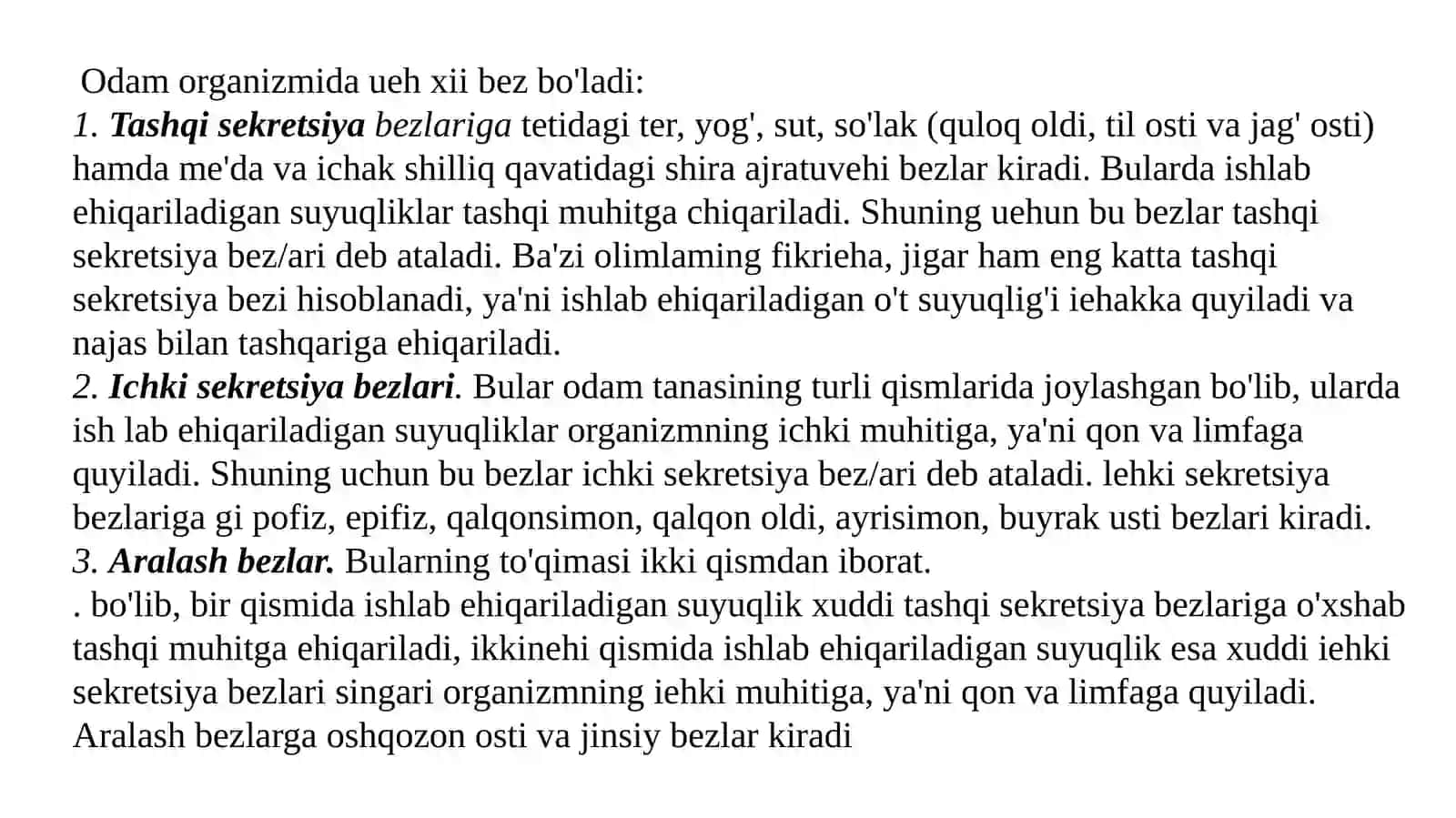 Ichki sekretsiya bezlari 3