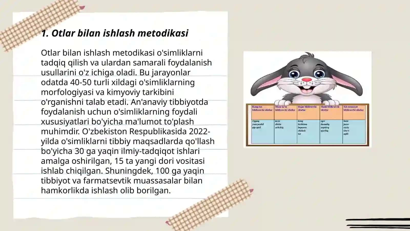 Otlar bilan ishlash metodikasi 3