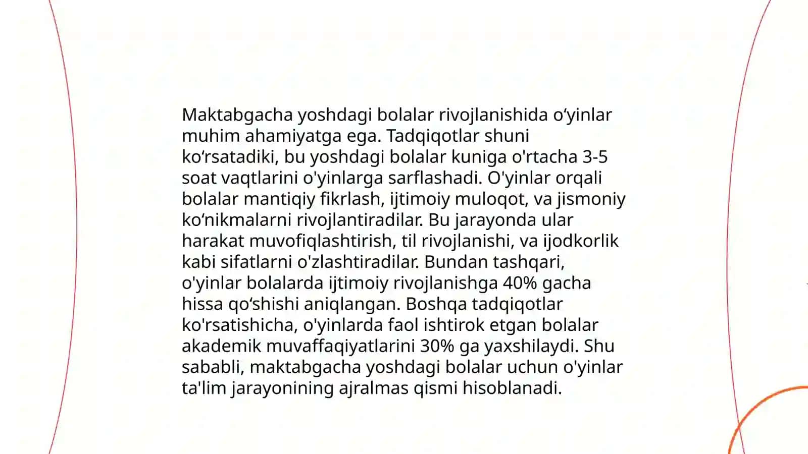 O‘yin maktabgacha yoshdagi bolalarni yetakchi faoliyati sifatida 3