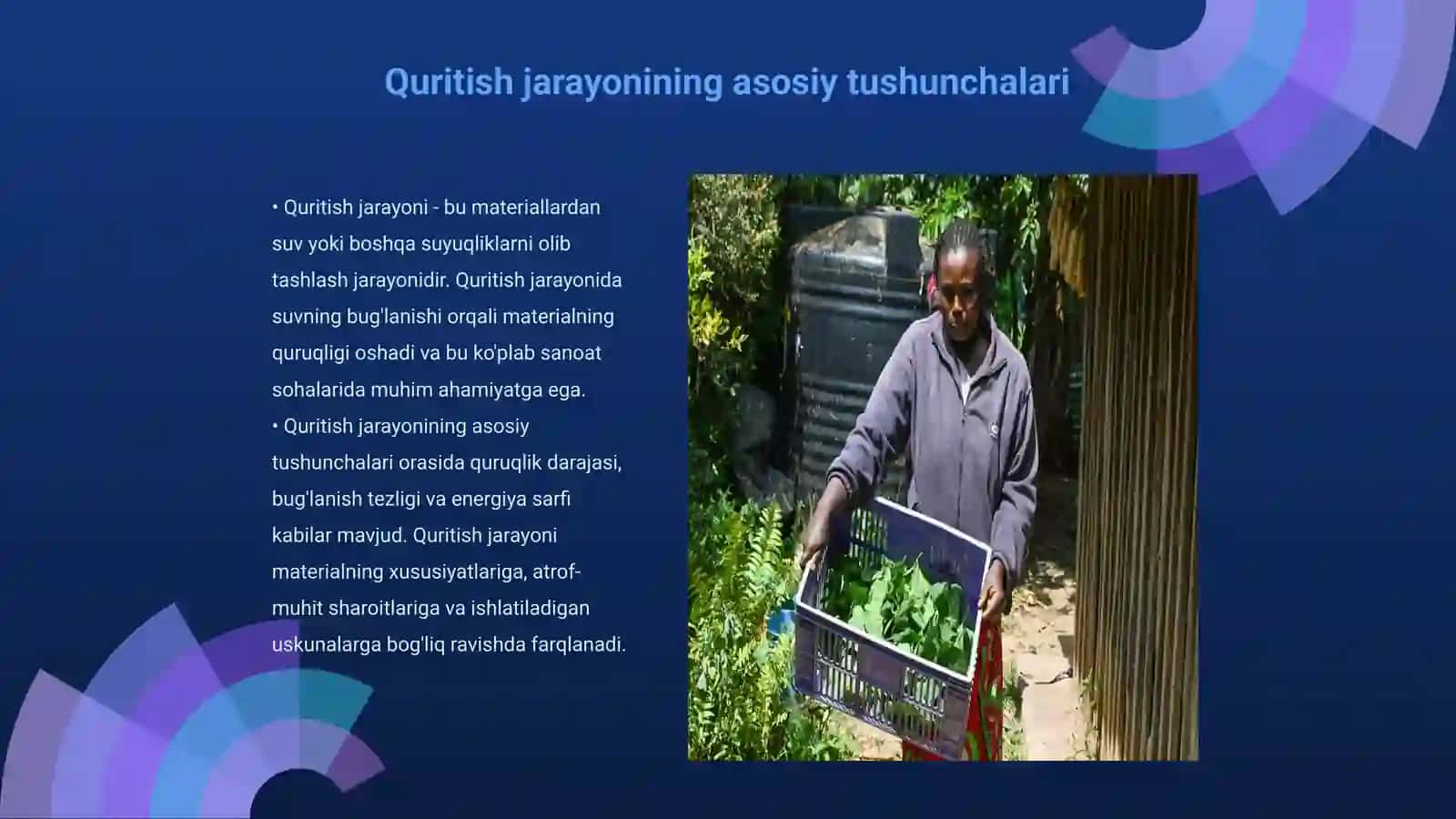 Quritish. Umumiy tushunchalar. Ideal va real quritish jarayonlari 3