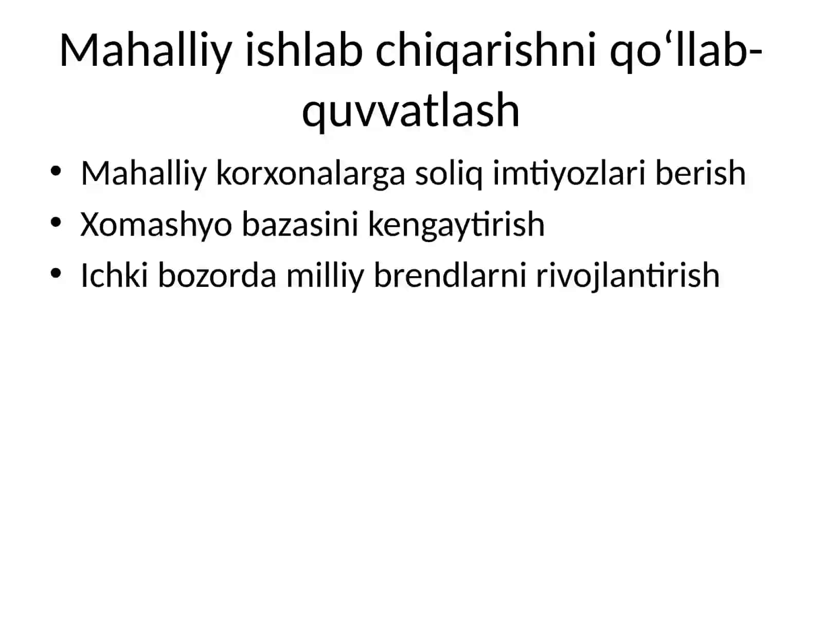 Iste’mol tovarlari bozorini rivojlantirish yo‘llari 3