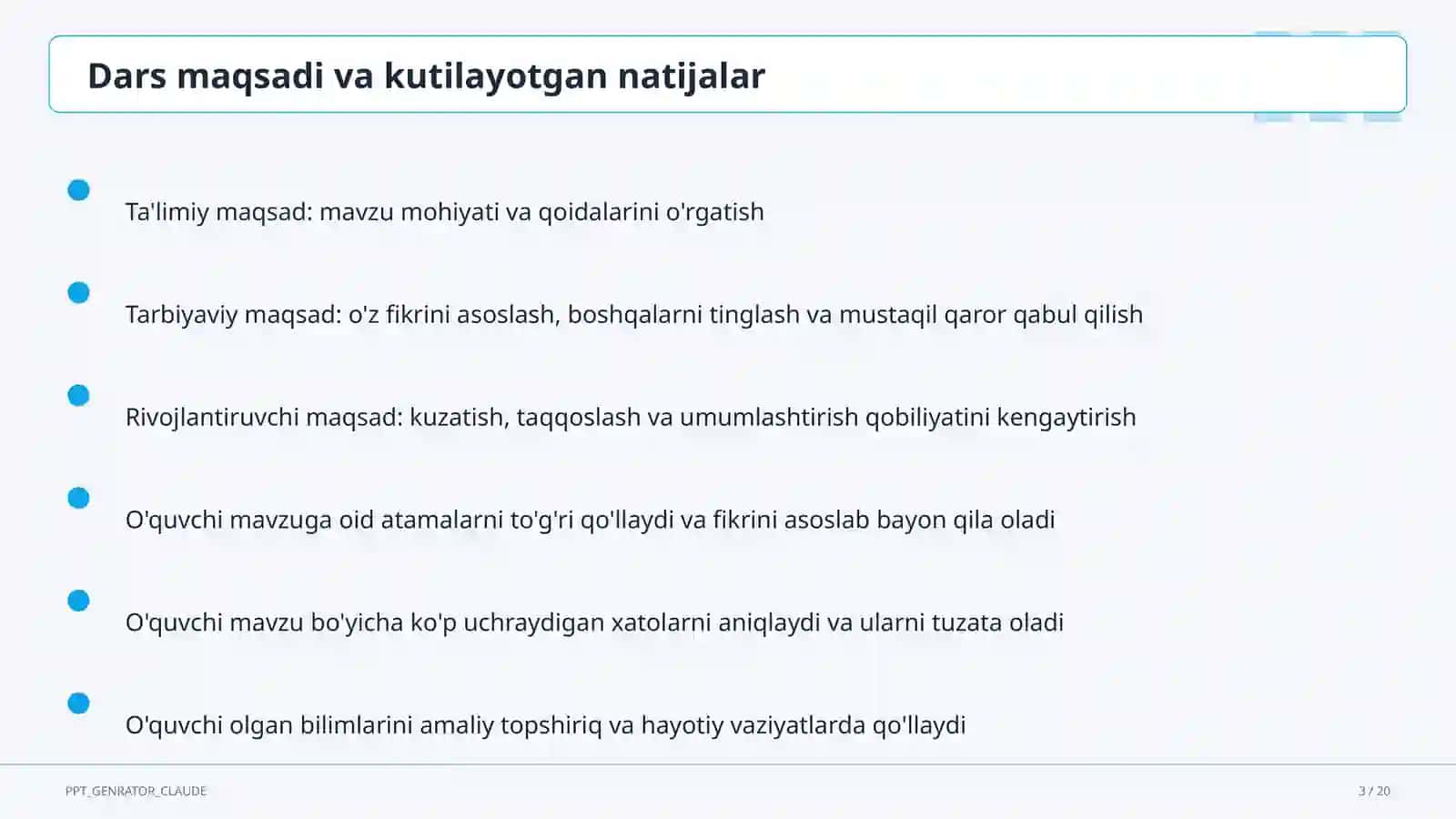Ko'rsatkichli funksiya va tenglamalar (10-sinf) 3
