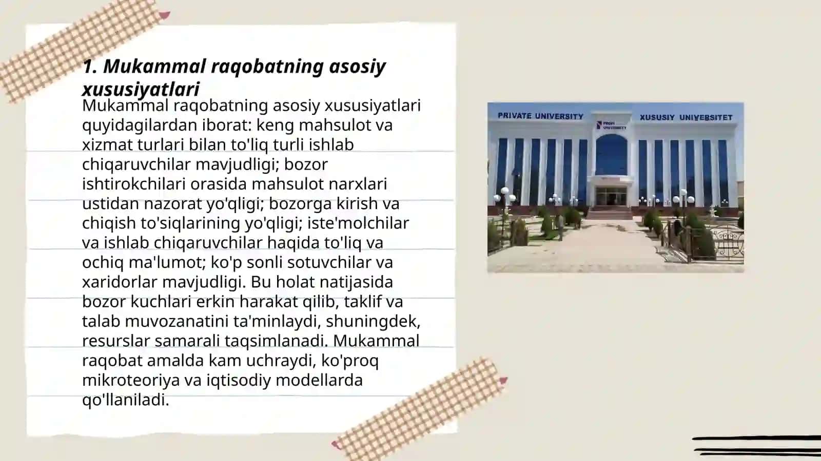 Mukammal bozorda raqobat va monopoliya 3