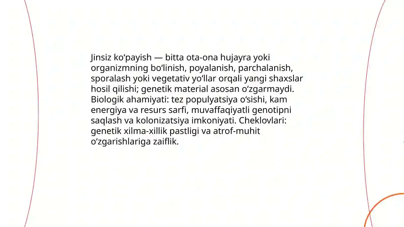 Jinsiz va jinsiy koʻpayishning biologik ahamiyati. Bir hujayrali organizmlardagi jinsiz va jinsiy koʻpayishning xillari 3