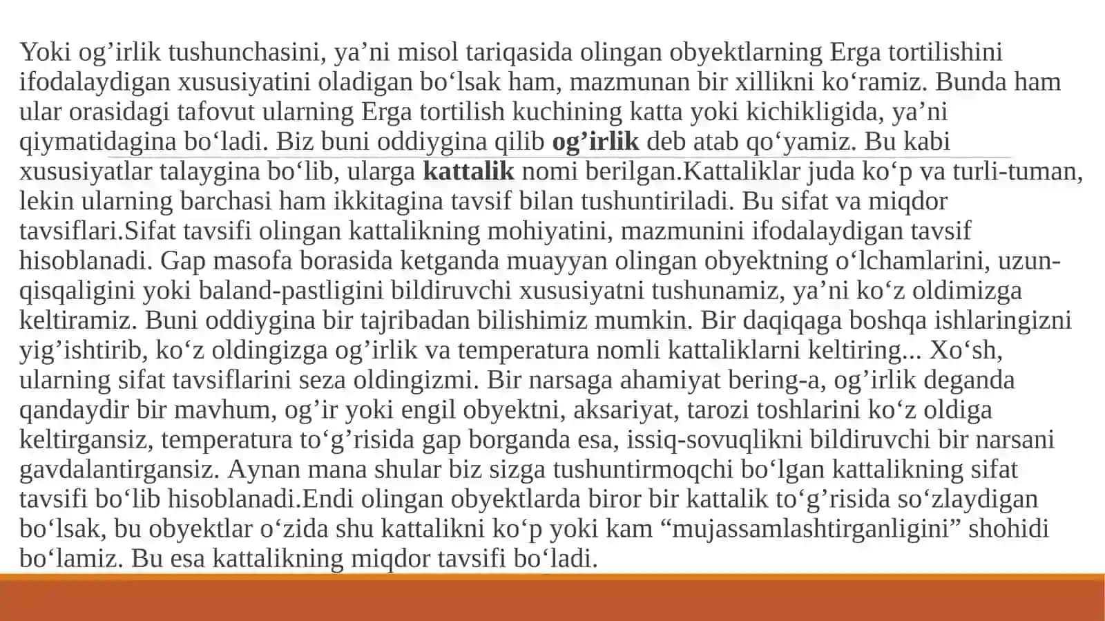 Kattaliklar va birliklar tizimi 3