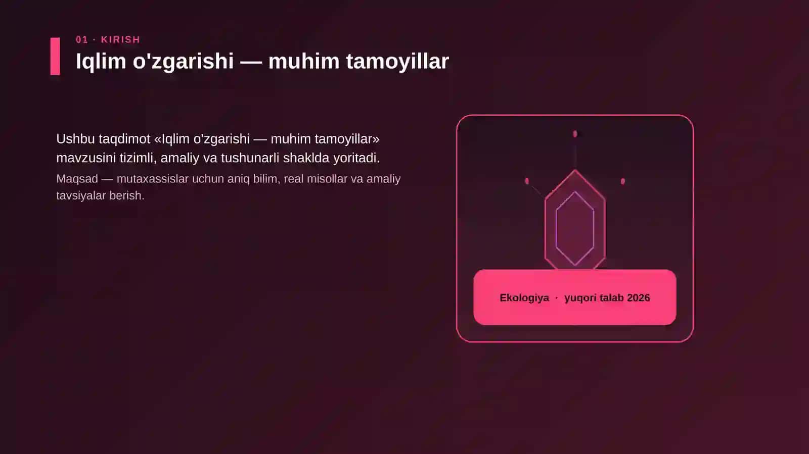 Iqlim o'zgarishi — muhim tamoyillar 3
